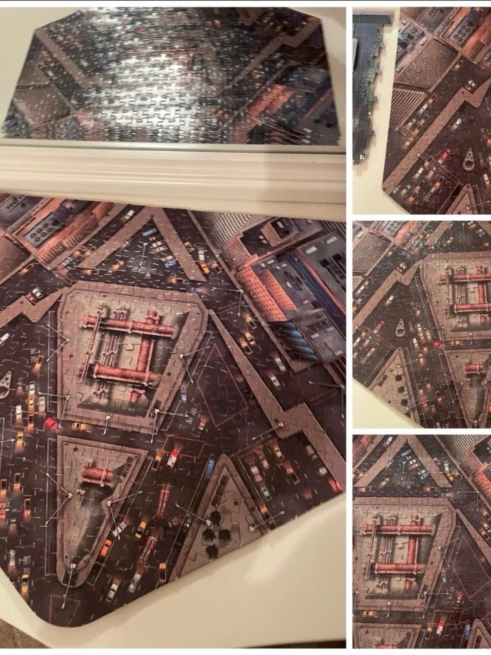 Supertek 3D Times Square Millennium Edition Puzzle 550+ Pc Glow Dark 1999